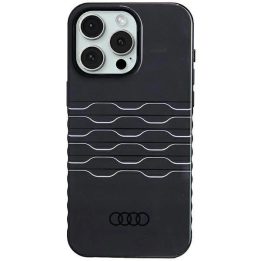 Audi IML MagSafe dėklas iPhone 15 Pro Max - juodas