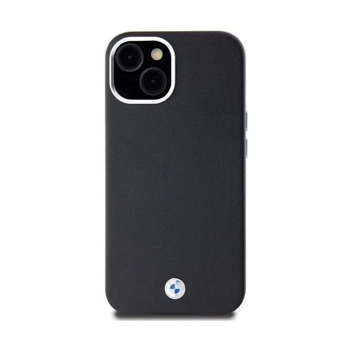 BMW parašu aptrauktas metalinis MagSafe dėklas iPhone 14/15/13 - juodas