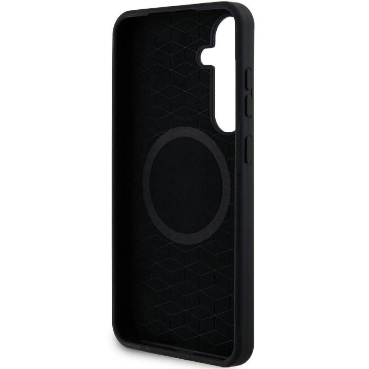 BMW M silikoninis spausdintas žiedas MagSafe dėklas Samsung Galaxy S24+ - juodas