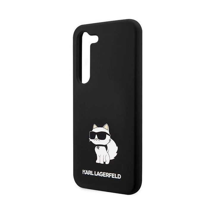 Karl Lagerfeld silikoninis Choupette dėklas Samsung Galaxy S24 - juodas