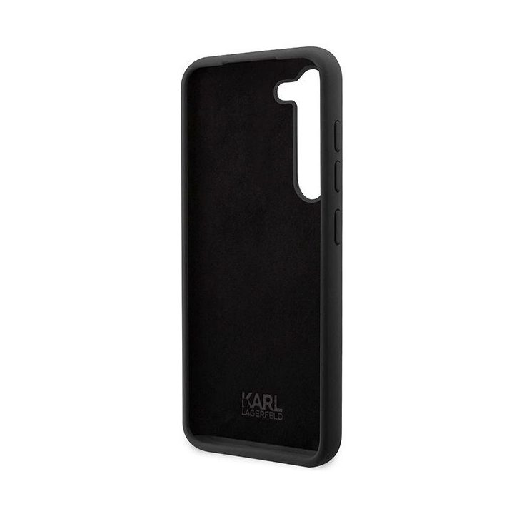 Karl Lagerfeld silikoninis Choupette dėklas Samsung Galaxy S24 - juodas