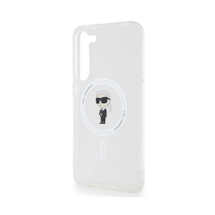 Karl Lagerfeld IML Ikonik MagSafe dėklas Samsung Galaxy S23+ - skaidrus