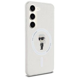 Karl Lagerfeld IML Ikonik MagSafe dėklas Samsung Galaxy S23 - skaidrus