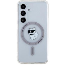 Karl Lagerfeld IML Choupette MagSafe dėklas Samsung Galaxy S24 - skaidrus