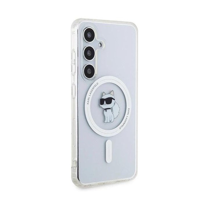 Karl Lagerfeld IML Choupette MagSafe dėklas Samsung Galaxy S24 - skaidrus