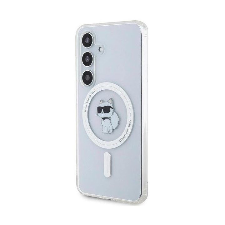 Karl Lagerfeld IML Choupette MagSafe dėklas Samsung Galaxy S24 - skaidrus