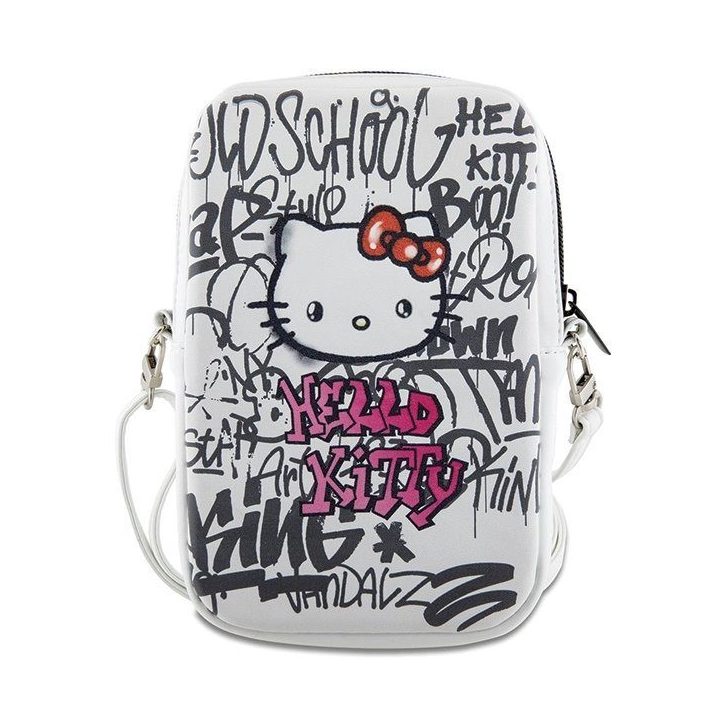 Hello Kitty Graffiti Kitty Head krepšys - baltas