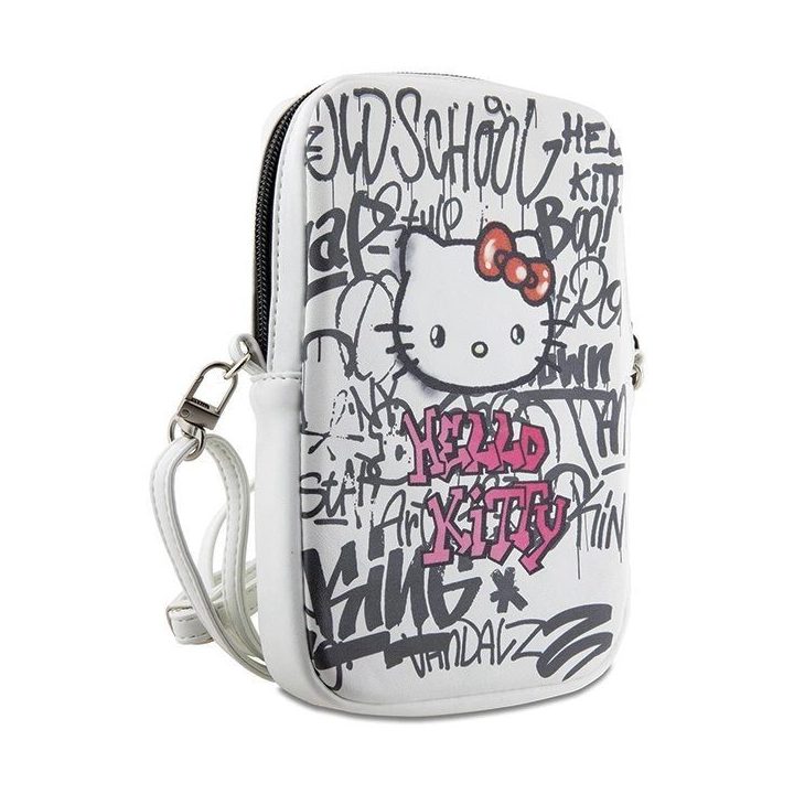 Hello Kitty Graffiti Kitty Head krepšys - baltas