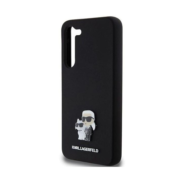Karl Lagerfel Samsung Galaxy S23+ - juodas Silikoninis