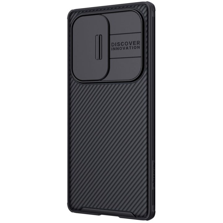 Nillkin CamShield Pro korpusas Šarvuotas korpuso dangtelis Fotoaparato apsauga Honor 50 Pro Black