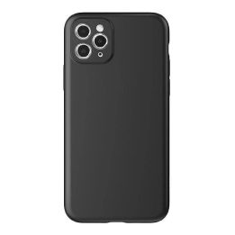 Minkštas dėklas Motorola Moto G53 plonas silikoninis dangtelis juodas