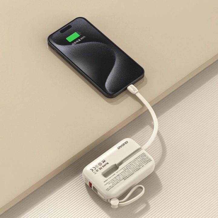 Powerbank K C 10000mAh - smėlio spalvos