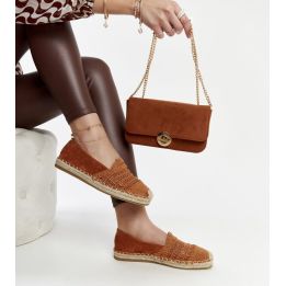 Rudos ažūrinės espadrilės Gordana