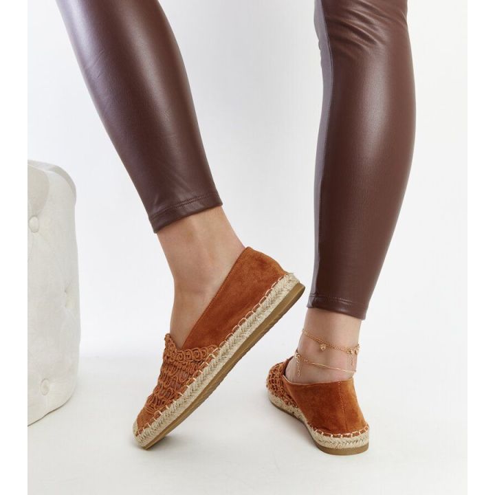 Rudos ažūrinės espadrilės Gordana