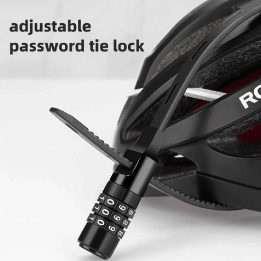 0,5 m ilgio dviračio užraktas su kombinacija - juodas