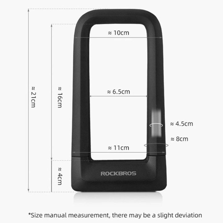 U-lock dviračių užraktas - juodas