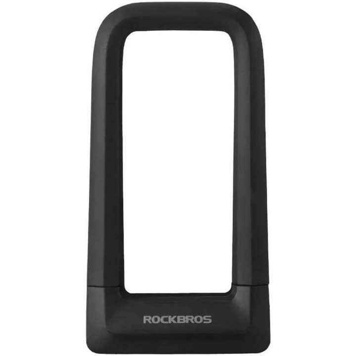 U-lock dviračių užraktas - juodas