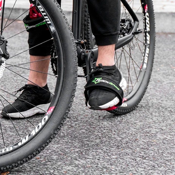 Dviračio pedalų dirželiai - juodi
