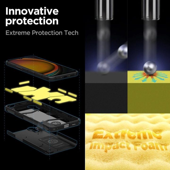 Samsung Galaxy XCover 7 dėklas - juodas