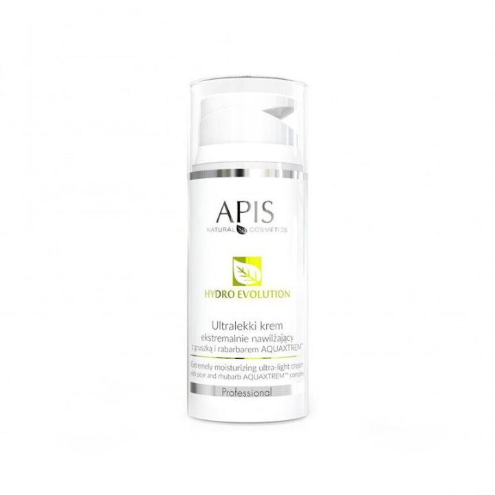 Apis hydro evolution itin drėkinamasis kremas su kriaušėmis ir rabarbarais aquaxtrem™ 100 ml