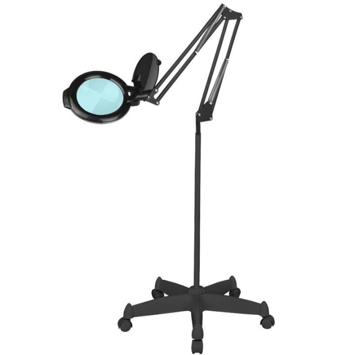 Lampa lupa lėmė Glow Moonlight 8013/6' juodos spalvos medžiagos