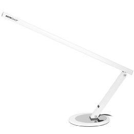 Plonas LED stalinis šviestuvas baltas