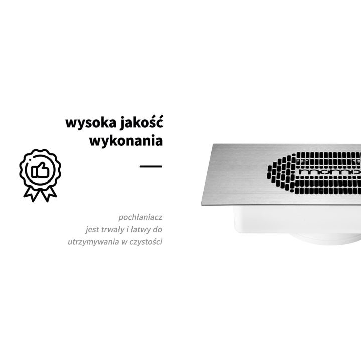 Įleidžiamas dulkių surinktuvas Momo S-41 silver