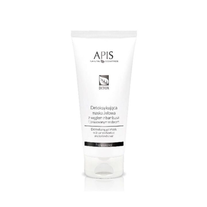 Apis detoksikuojanti gelinė kaukė su bambuko anglimi ir jonizuotu sidabru 200 ml