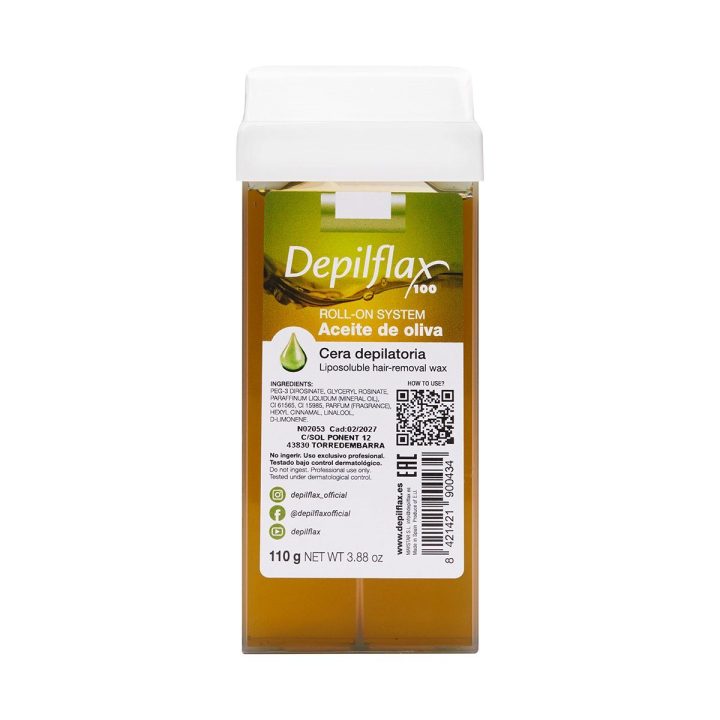 Depilflax 100 depiliacinio vaško ritinėlis alyvuogių 110 g