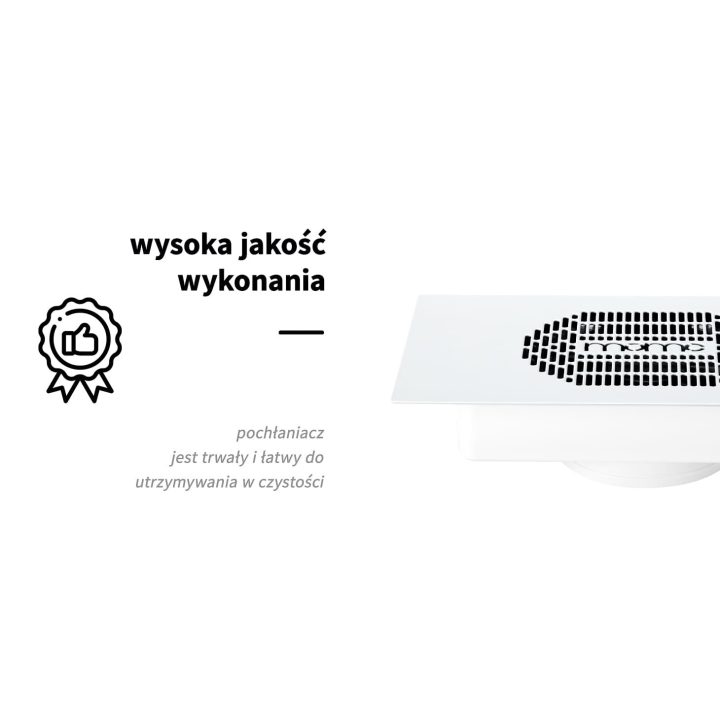 Įleidžiamas dulkių sugėriklis Momo S-41 , baltas