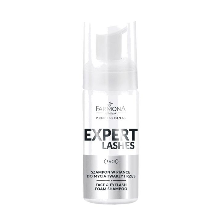 Farmona expert blakstienų šampūnas su putomis veidui ir blakstienoms 100 ml