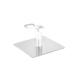Kvadratinis kirpėjo kėdės pagrindas inox L009