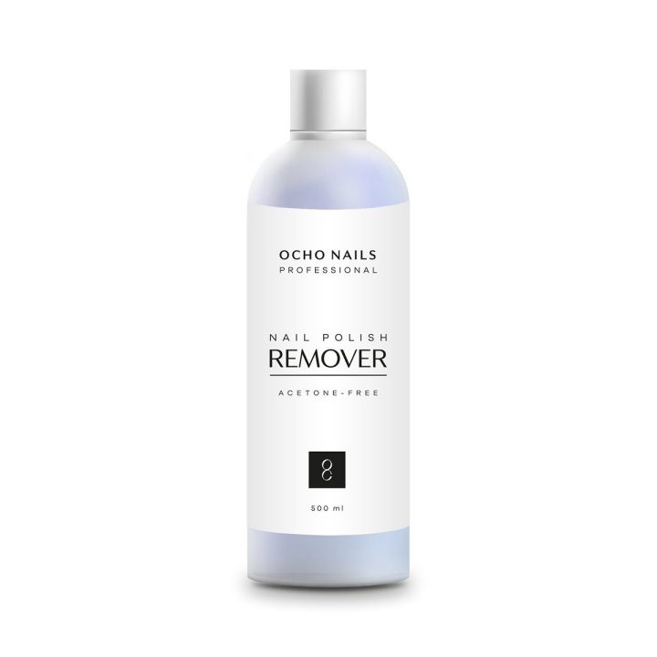 OCHO NAILS nagų lako valiklis be acetono 500 ml