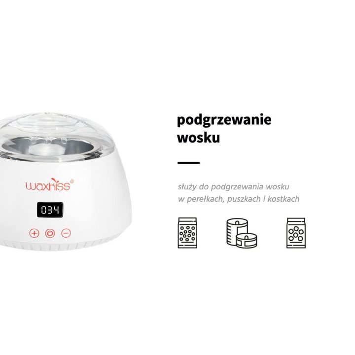 Vaškinis šildytuvas FHC-E 2052 500 ml 100 W baltos spalvos