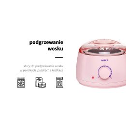 Vaško šildytuvas iWAX 100 rožinis