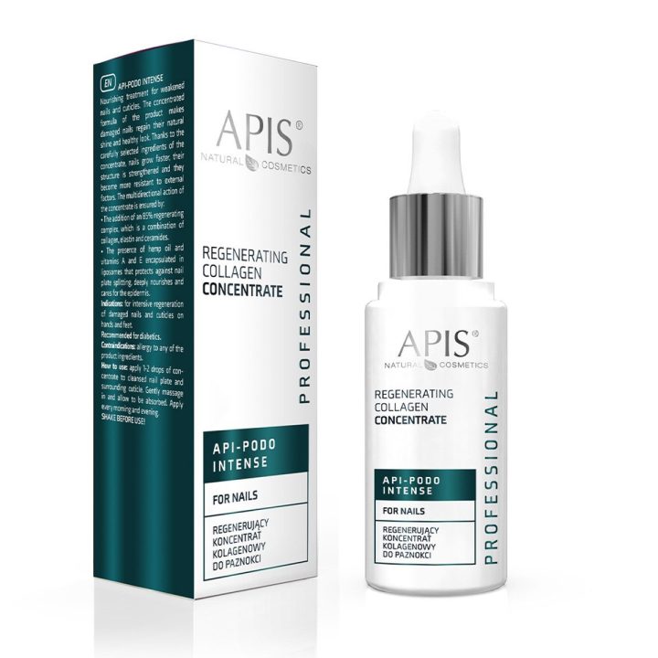 Apis Api-Podo intensyviai regeneruojantis kolageno koncentratas nagams 30 ml