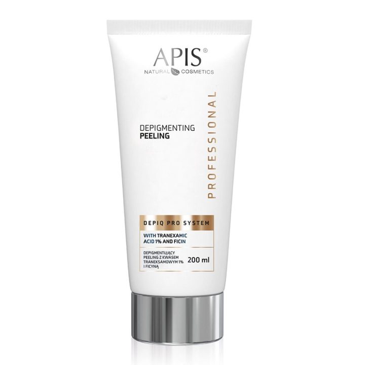 APIS DEPIQ PRO SISTEMA Depigmentuojantis pilingas su traneksamo rūgštimi 1 % ir ficinu, 200 ml