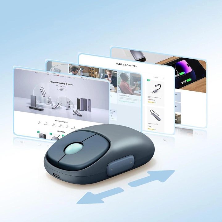 Bluetooth / 2,4 GHz belaidė pelė - juoda