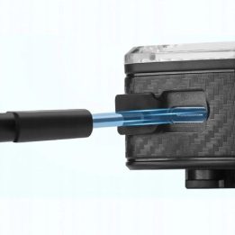 Rockbros Q2S LED galinis dviračio žibintas su išmaniąja stabdymo sistema + USB A laidas - juodas