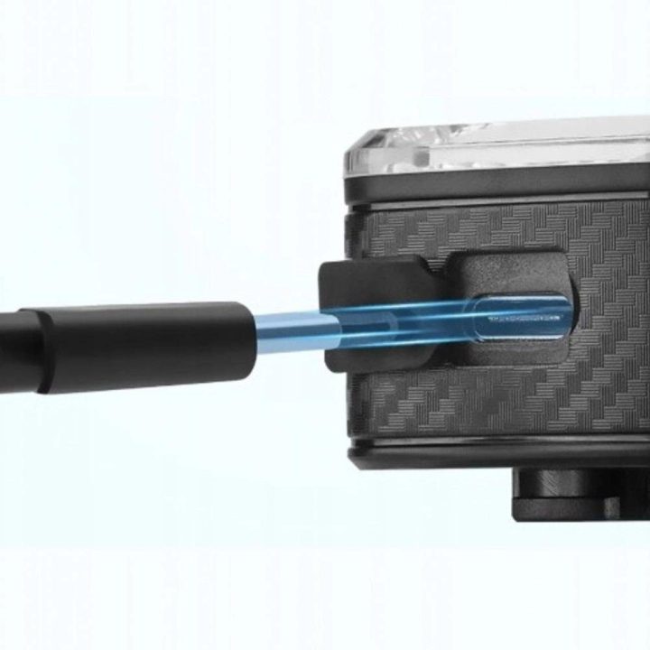 Rockbros Q2S LED galinis dviračio žibintas su išmaniąja stabdymo sistema + USB A laidas - juodas
