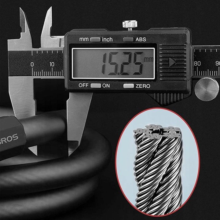 Rockbros RKS507-1BK 1,8 m ilgio dviračio spyna su kombinacija - juoda
