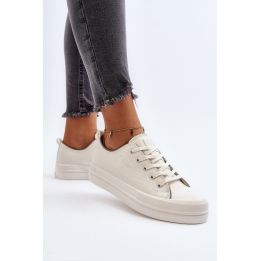 Moteriški ekologiškos odos sportbačiai Big Star NN274847 White