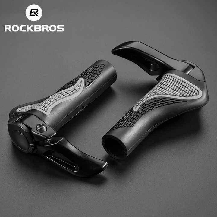 Rockbros BT1007B dviračių laikiklių rinkinys su ragais - juodas