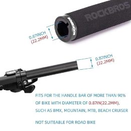 Rockbros BT1001BKBK kempininės dviračio vairo rankenos - juodos spalvos