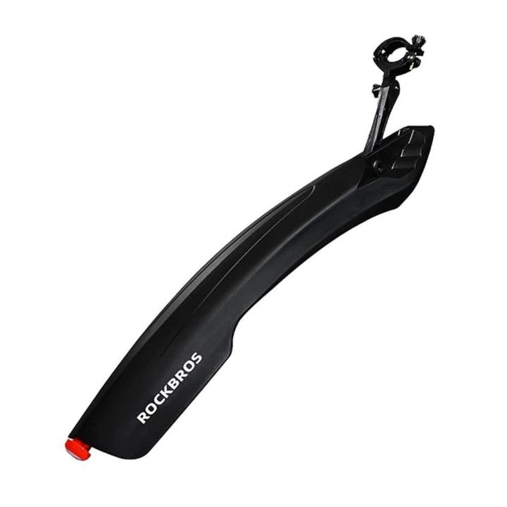Rockbros DNB8001 purvasargis su raudonu LED žibintu - juodas