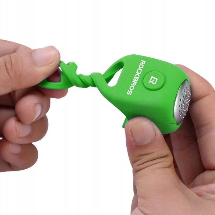 Rockbros CB1709GN elektroninis dviračio skambutis - žalias