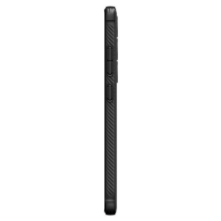Spigen Rugged Armor dėklas, skirtas Samsung Galaxy S24 Ultra - matinės juodos spalvos