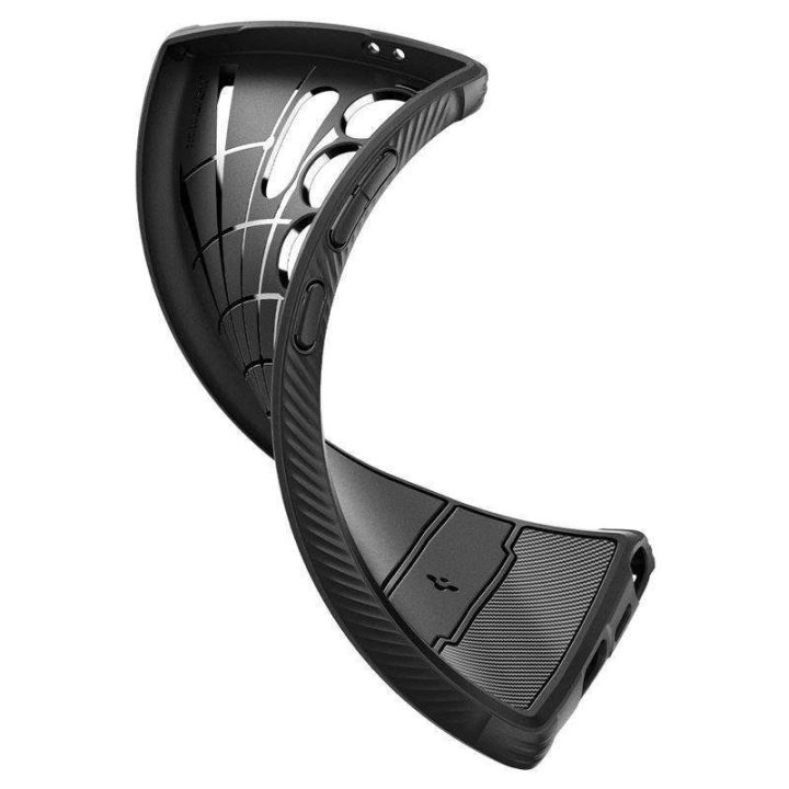 Spigen Rugged Armor dėklas, skirtas Samsung Galaxy S24 Ultra - matinės juodos spalvos