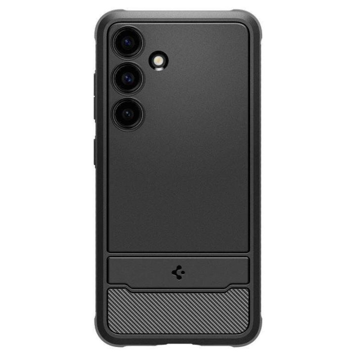 Spigen Rugged Armor dėklas Samsung Galaxy S24 - matinis juodas