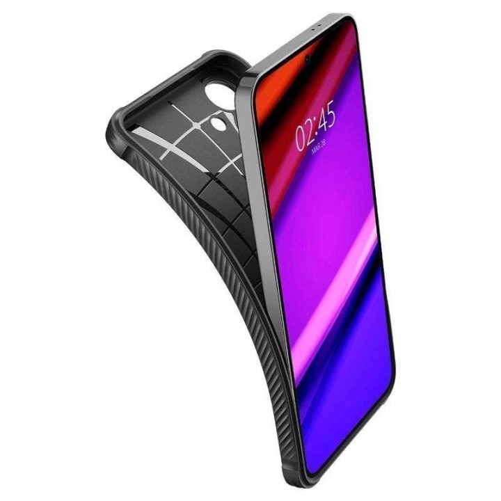 Spigen Rugged Armor dėklas Samsung Galaxy S24 - matinis juodas